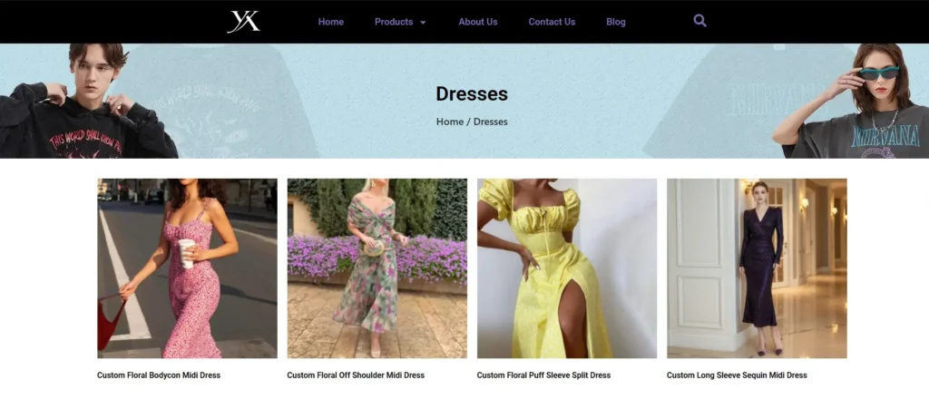 Yxclothing_Dress_Manufacturer