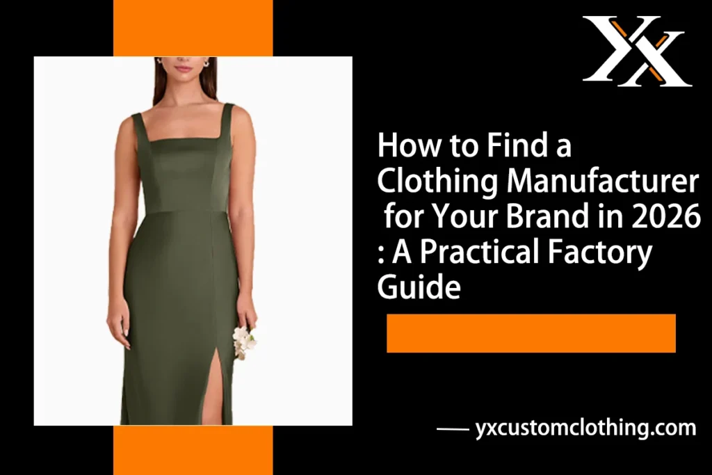 how to find a clothing manufacturer for your brand in 2026