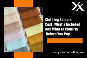 Clothing sample cost guide with fabric swatches — what’s included and what to confirm before paying